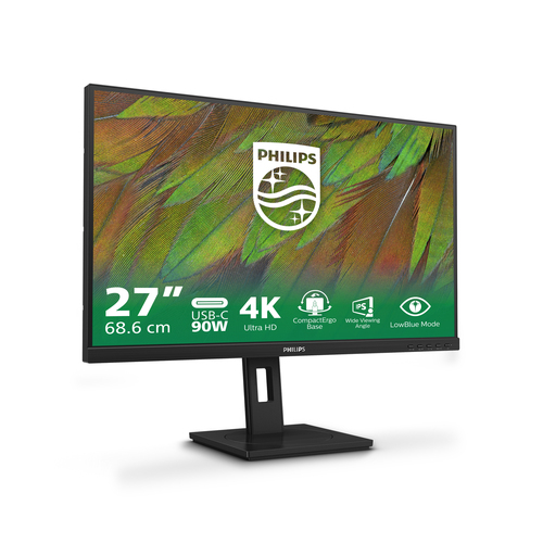 Moniteur LED Philips Business 27B1U3900 27" Class 4K UHD - 16:9 - Noir - 68,6 cm (27") Viewable - Technologie IPS - WLED R