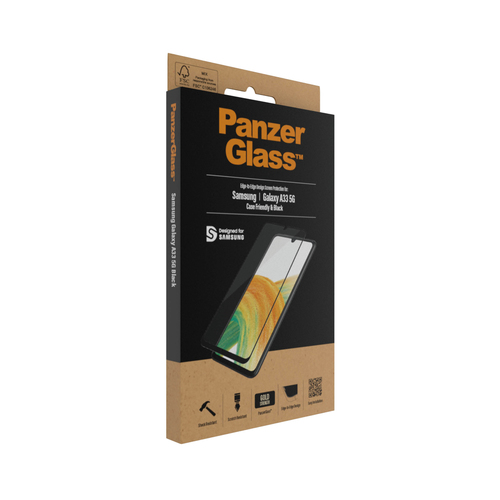PanzerGlass ® Screen Protector Samsung Galaxy A33 5G. Brand compatibility: Samsung, Compatibility: Samsung - Galaxy A33 5G