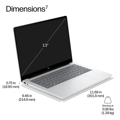 HP EliteBook 6 8 G2i Next Gen AI PC. Product type: Laptop, Form factor: Clamshell. Processor family: Intel Core Ultra 5, P