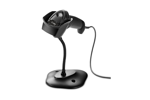 Zebra DS2208-SR BLACK (WITH STAND) USB KIT: DS2208-SR00007ZZWW SCANNER, CBA-U21-S07ZBR SHIELDED USB CABLE, 20-71043-04R STAND