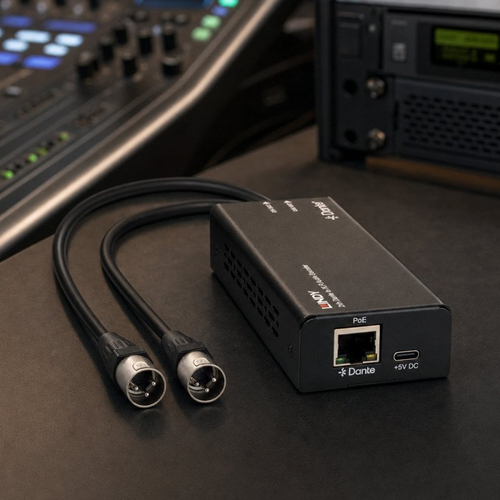 2CH DANTE TO XLR AUDIO DECODER .