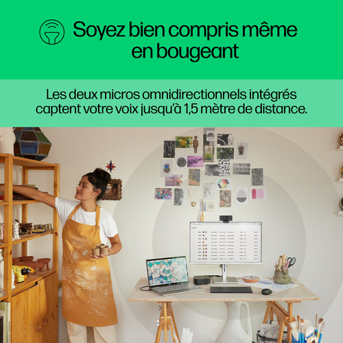 HP 620 FHD Webcam. Megapixel (approx.): 4 MP, Maximum video resolution: 1920 x 1080 pixels, Camera HD type: Full HD. Inter