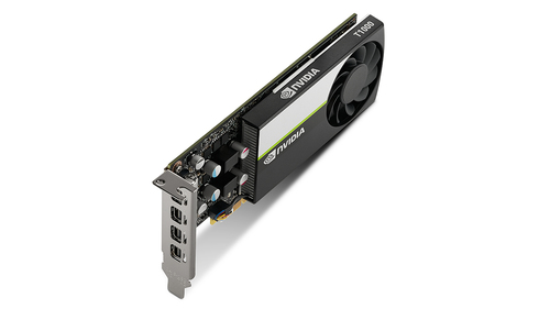 Fujitsu NVIDIA T1000 Placa gráfica - 8 GB - Altura total/Perfil baixo - PCI Express x16 - 4 x Mini DisplayPort - Porta de 