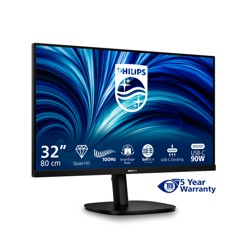 Philips 32B2U3601/00. Display diagonal: 80 cm (31.5"), Display resolution: 2560 x 1440 pixels, HD type: Quad HD, Display t