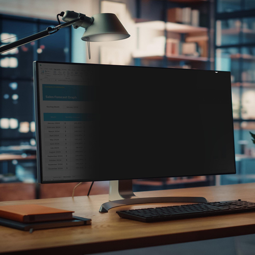 StarTech.com Privacy Screen For Dell P3424WE Curved Ultrawide 21:9 Monitor, Double-Sided, Computer Desktop Monitor Screen 