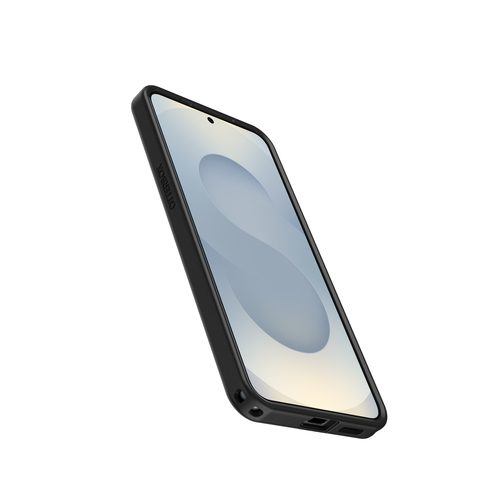 OtterBox Symmetry Case for Samsung Galaxy S25 Smartphone - Black - Drop Resistant - Plastic, Polycarbonate (PC) - Wireless