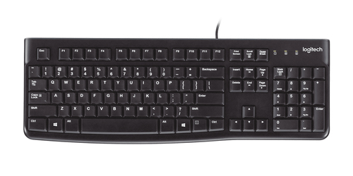 Logitech K120 Keyboard - Cable Connectivity - USB Interface