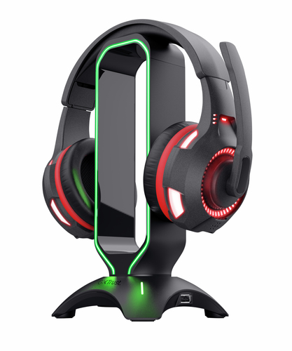 Trust Cintar Headset-Halterung - 25,5 cm Höhe x 13 cm Breite x 13 cm Tiefe - Schwarz
