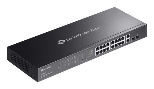 Omada ES220GMP 18 Anschlüsse Verwaltbar Ethernet-Switch - Gigabit-Ethernet - 10/100/1000Base-T, 1000Base-X - 2 Unterstützt