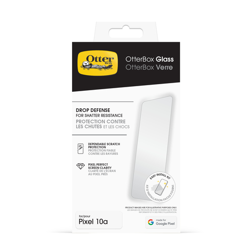 Protecteur écran pour Google OtterBox 9H Ver, Aluminosilicate Chrystal claire - 1 - Pour P-OLED Smartphone - Résistant aux