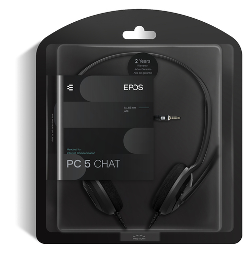 Sennheiser PC 5 CHAT. Tipo di prodotto: Auricolare. Tecnologia di connessione: Cablato. Utilizzo raccomandato: Ufficio. Fr