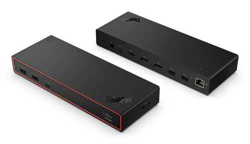 Lenovo ThinkPad USB4 Smart Dock 5500 with 135W Adapter. Connectivity technology: Wired, Host interface: USB4, USB Power De