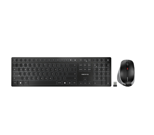 CHERRY DW 9500 SLIM. Keyboard style: Straight. Connectivity technology: Wireless, Device interface: RF Wireless + Bluetoot