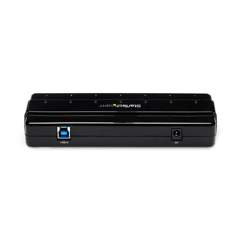 StarTech.com USB Hub - USB - External - Black - 7 Total USB Port(s) - 7 USB 3.0 Port(s) - PC, Mac