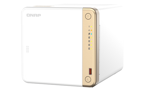 QNAP Turbo NAS TS-462-4G 4 x Total Bays SAN/NAS Storage System - 4 GB Flash Memory Capacity Celeron N4505 Dual-core (2 Cor