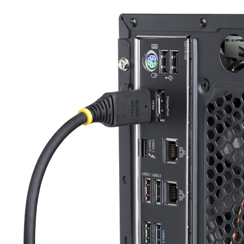 StarTech.com 2m (6.6ft) High Speed HDMI Cable with Gripping Connectors, 4K 60Hz/1440p 144Hz, 18Gbps, UHD HDMI Cord, TPE Ja