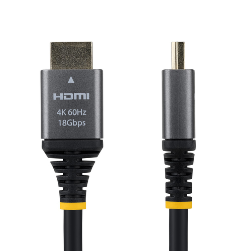 StarTech.com HDMMV5F. Kabellänge: 1,5 m, Anschluss 1: HDMI Typ A (Standard), Connector 1 gender: Stecker, Anschluss 2: HDM