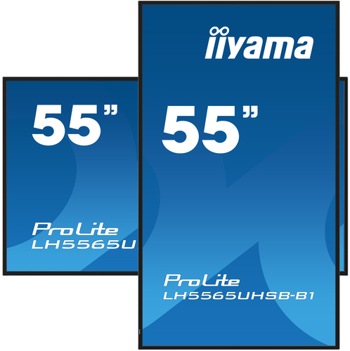 iiyama ProLite LH5565UHSB-B1 1397 mm LCD Digital-Signage-Display - 24 Stunden/7 Tage Betrieb - IPS-Technologie (In-Plane-S