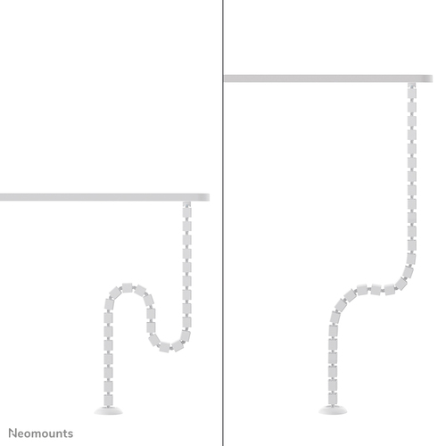 Neomounts Cable Routing - White - Cable Management Spine - Plastic