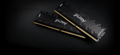 Kingston Technology FURY 16GB 4000MT/s DDR4 CL19 DIMM (Kit of 2) Renegade Black. Component for: PC, Internal memory: 16 GB