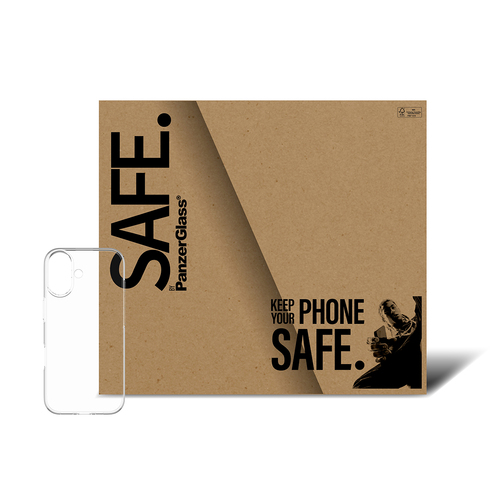 Safe Case for Apple iPhone 17 Smartphone - Transparent - Bulk - Thermoplastic Polyurethane (TPU)