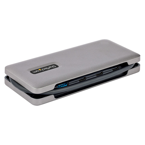 Hub USB-C à 4 Ports - 1x USB A et 3x USB C - Adaptateur Multiport USB 3.1 10 Gbps - Splitter UBS-C Portable, Câble de 25 c