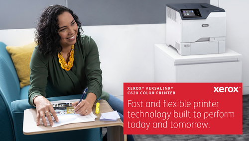 Xerox VersaLink C620 A4 50 Seiten/Min. Duplexdrucker PS3 PCL5e/6 2 Behälter 650 Blatt. Drucktechnologie: Laser, Farbe. Zah