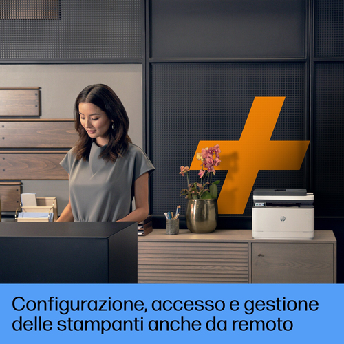 Stampante multifunzione laser HP LaserJet Pro 3102FDWE Wireless - Monocromatico - Fotocopiatrice/Fax/Stampante/Scanner - 3