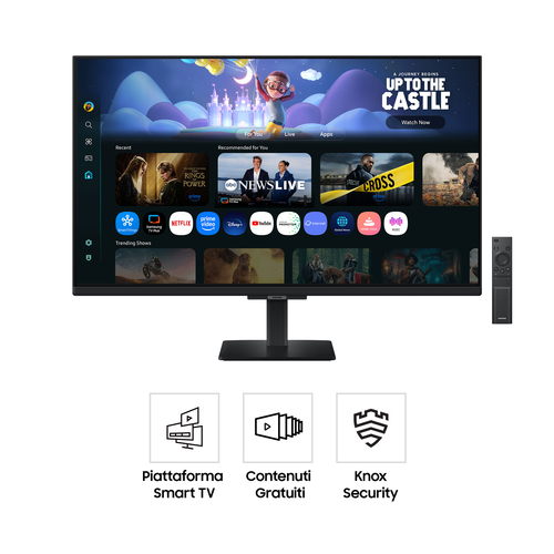 Samsung Smart Monitor desktop 32" S32FM500EU Full HD Smart LED Monitor - 16:9 - LED Backlight - 1920 x 1080 - 16.7 Milioni
