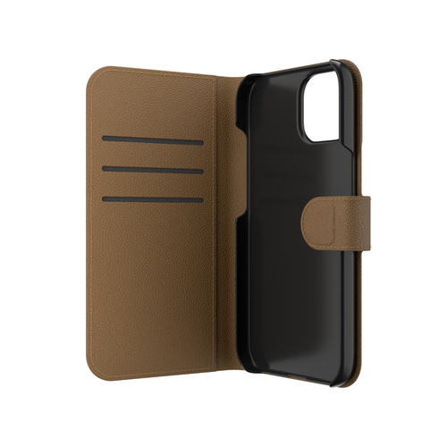 ZAGG Tasche (Folie) Apple iPhone 15, iPhone 14, iPhone 13 Smartphone - Braun - Kunstleder Körper - Sturzsicher, Stoßfest, 