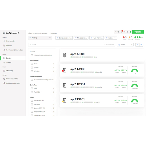 APC Subscription, Ecostruxure IT Expert, 1 year, Digital, Remote monitoring and management of Data Centers. License quanti