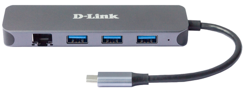 D-Link DUB-2334 USB-Typ C Docking Station für Monitor, Desktop-PC, Notebook, Maus, Webcam, Kamera, Scanner, Drucker, Festp