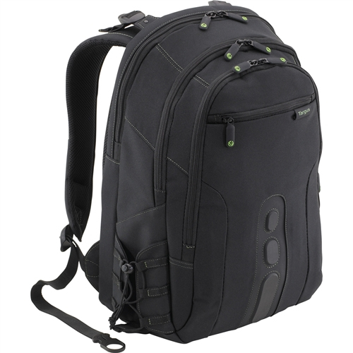 Targus EcoSpruce TBB013EU Carrying Case (Backpack) for 39.6 cm (15.6") Notebook, Business Card - Black - Water Resistant B