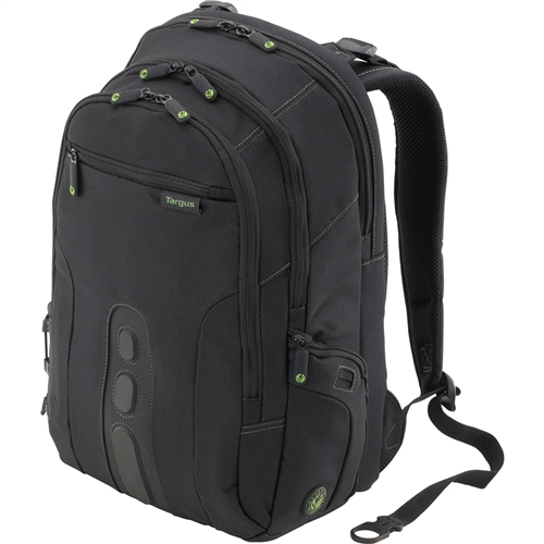 Targus EcoSpruce TBB013EU Carrying Case (Backpack) for 39.6 cm (15.6") Notebook, Business Card - Black - Water Resistant B