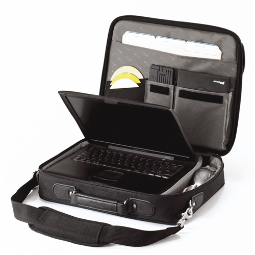 Targus Notepac CN01 Carrying Case for 38.1 cm (15") to 40.6 cm (16") Notebook - Black - Shock Absorbing - Nylon, Polyester