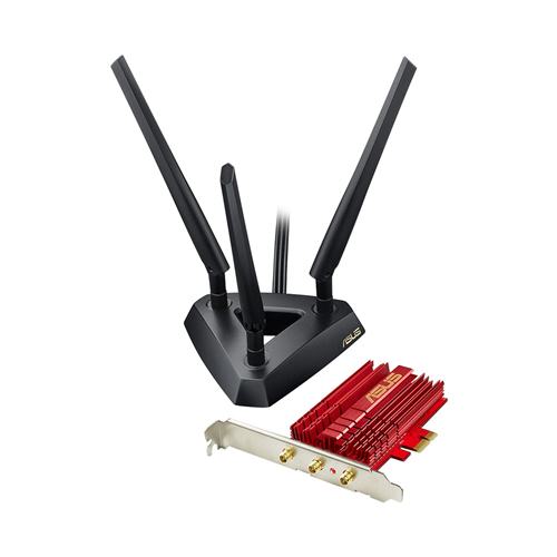 ASUS PCE-AC68. Internal. Connectivity technology: Wireless, Host interface: PCI Express, Interface: WLAN. Maximum data tra