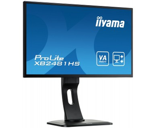 iiyama ProLite XB2481HS-B1. Taille de l'écran: 59,9 cm (23.6"), Résolution de l'écran: 1920 x 1080 pixels, Type HD: Full H