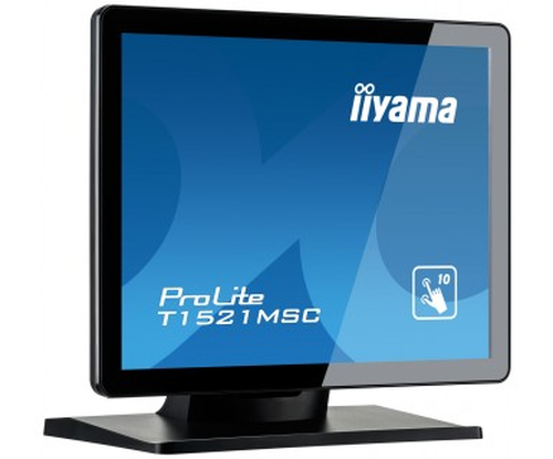 iiyama ProLite T1521MSC-B1. Taille de l'écran: 38,1 cm (15"), Résolution de l'écran: 1024 x 768 pixels, Technologie d'affi