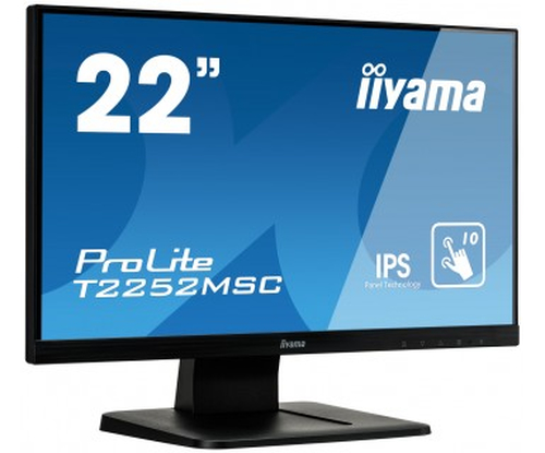 iiyama ProLite T2252MSC-B1. Taille de l'écran: 54,6 cm (21.5"), Résolution de l'écran: 1920 x 1080 pixels, Type HD: Full H