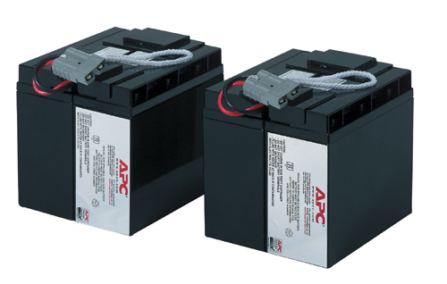 APC RBC55. Akku-/Batterietechnologie: Plombierte Bleisäure (VRLA), Produktfarbe: Schwarz, Batteriekapazität: 816 Wh. Gewic
