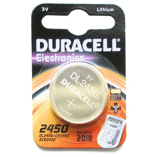 Duracell DL2450 Battery - Lithium Manganese Dioxide (Li-MnO2) - For Multipurpose - 3 V DC - 540 mAh