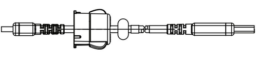 Zebra USB Datentransferkabel für Drucker - Zweiter Anschluss: 1 x 4-pin USB Type A - Male