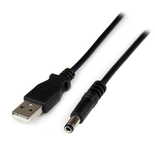 StarTech.com USB2TYPEN1M. Kabellänge: 1 m, Anschluss 1: USB A, Anschluss 2: Barrel type N