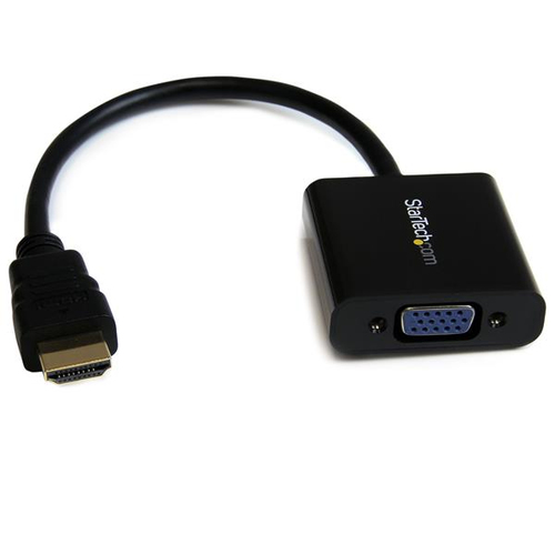 StarTech.com Adaptateur HDMI vers VGA pour ordinateur de bureau / ordinateur portable / Ultrabook - 1920x1080. Résolution 