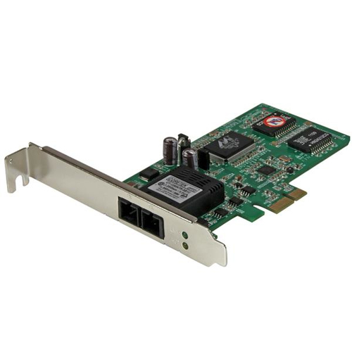 StarTech.com PCI Express (PCIe) Gigabit Ethernet Multimode SC Fiber Network Card Adapter NIC - 550m - PCIe GbE Fiber Optic