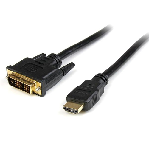 StarTech.com Cavo HDMI® a DVI-D di 2 m - M/M - Cable for Dispositivo video, TV, Drive ottico, Monitor, Proiettore - Scherm