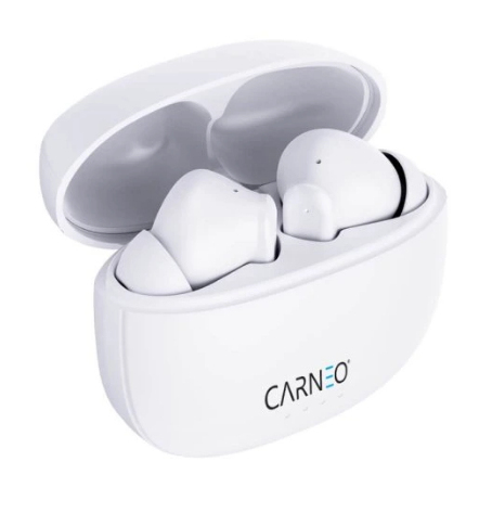 Carneo HERO pods white. Product type: Headset. Connectivity technology: Wireless, Bluetooth. Recommended usage: Calls/Musi