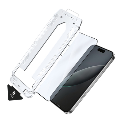 Just in Case Tempered Glass Privacy Screen Protector for Apple iPhone 17 Pro Max - Black - For OLED iPhone 17 Pro Max - Sc