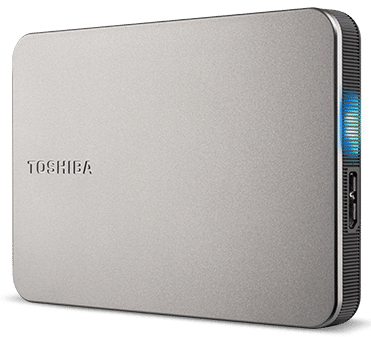Toshiba Canvio Flex Tragbar Festplatte - 2,5" Extern - 2 TB - Silber - Smartphone, Tablet, Desktop-PC Unterstütztes Gerät 