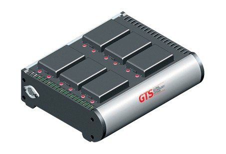 GTS HCH-7006-CHG Akkuladegerät - Supports 6 Batterien